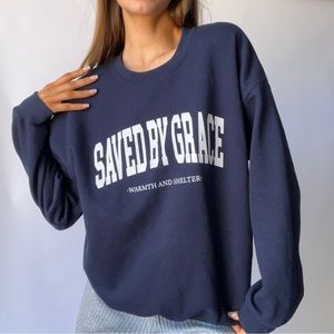Saved By Grace Crewneck Sweatshirt